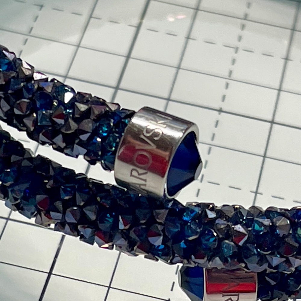 Swarovski Blue and Silver Crystal Bracelet- price is firm - Picture 3 of 4